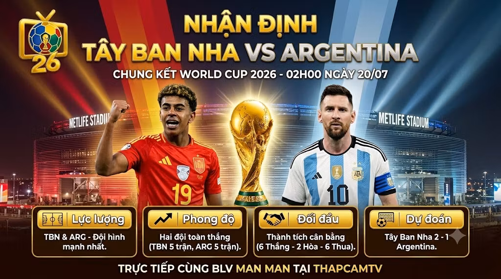 Nhận Định Tây Ban Nha vs Argentina (02h00, 20/07): Vương Miện Lịch Sử Chờ Đón Kẻ Tái Vị